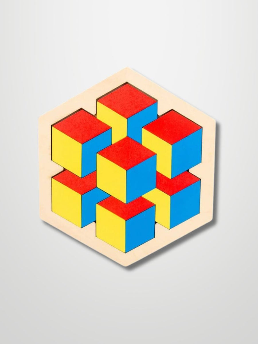 Cube Montessori Tangram 3D